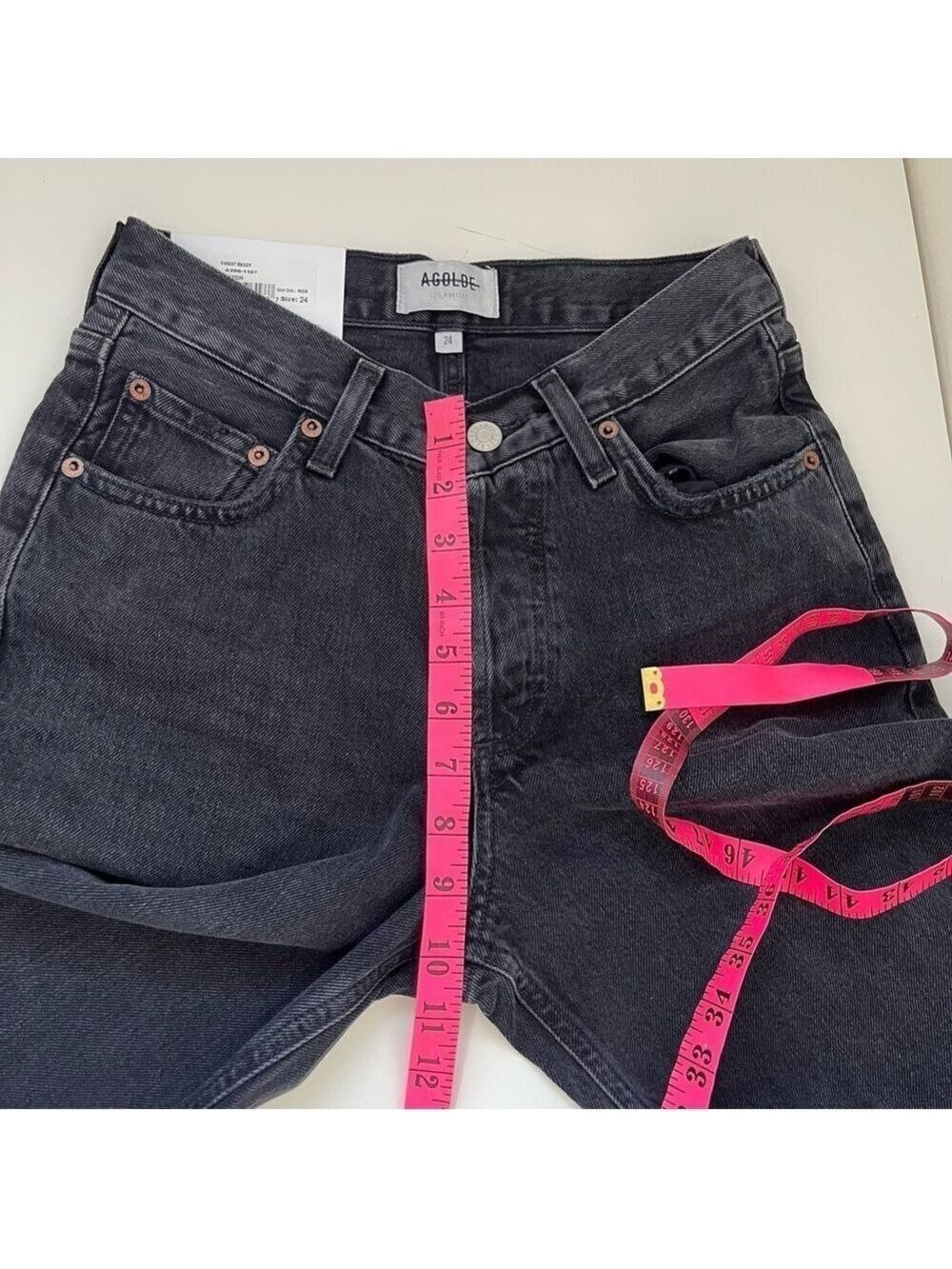 AGOLDE V-Waist Baggy Jeans Size 24 - Picture 12 of 14